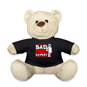 Bad Landings Expert Jambe cassée - Nounours - noir - Devant
