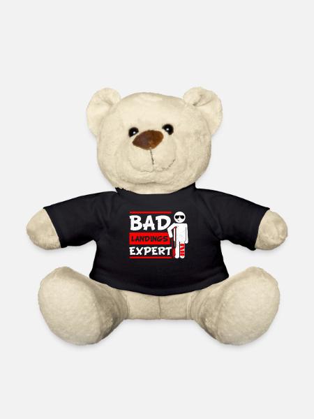Bad Landings Expert Gebrochenes Bein - Teddy - Schwarz