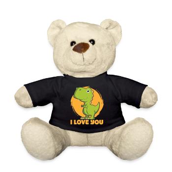 Dino I love you - Nounours - noir - Devant
