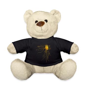 Processeur de coeur CPU - Nounours - noir - Devant