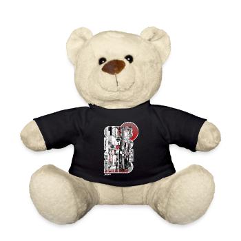 Japon, Japonais, Tokyo City - Nounours - noir - Devant