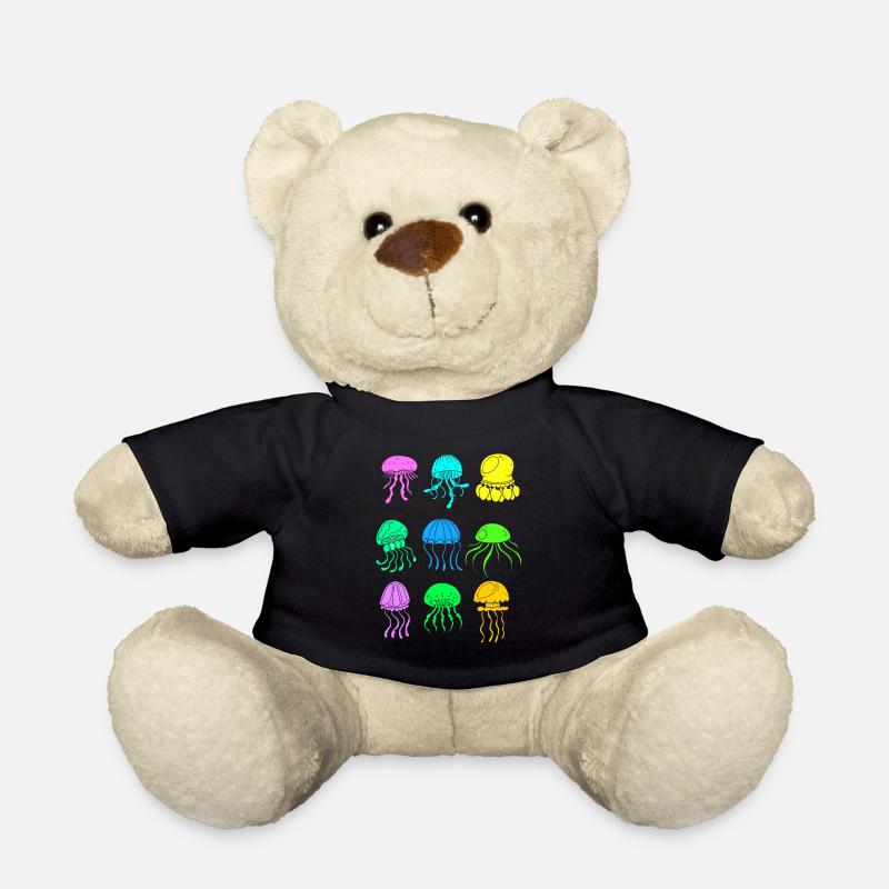 Méduses espèces méduses méduses - Nounours - noir
