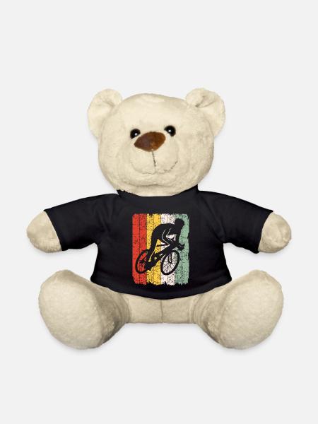 Radsport Radsportler Rennrad Retro Geschenk - Teddy - Schwarz
