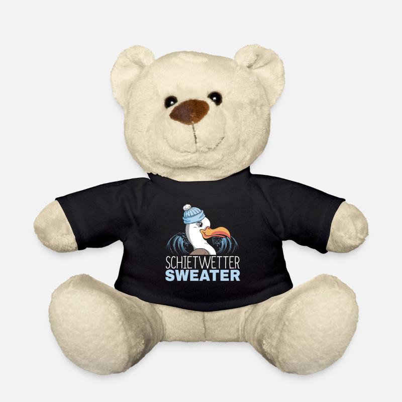 Hamburg Moin Digga Norddeutsch Hamburger Geschenk - Teddy - Schwarz