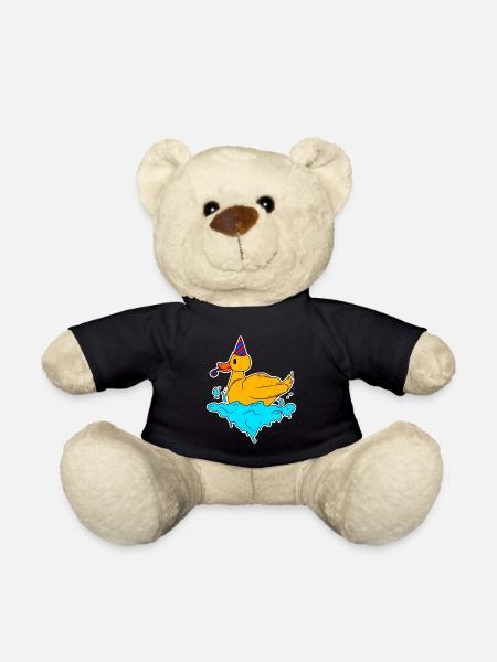 Rubber Duck - Teddy Bear - black