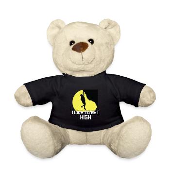 Rock Climbing - Teddy Bear - black - Front