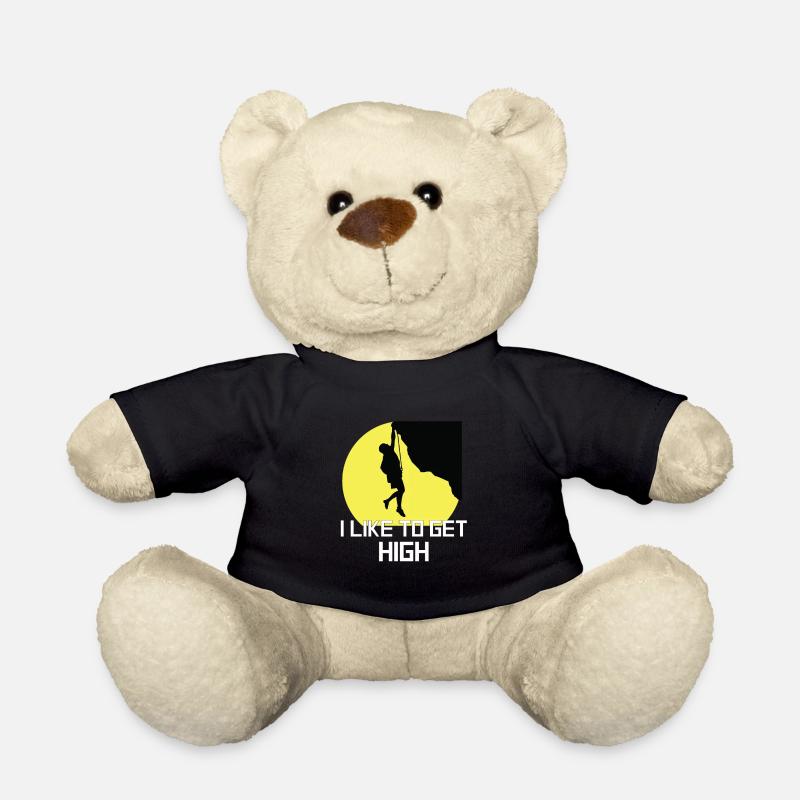 Rock Climbing - Teddy Bear - black