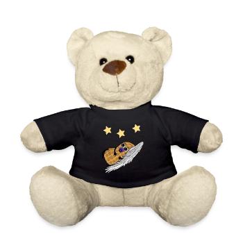 Erdnuss Baby Guten Nacht schlafen träumen Nuss - Teddy - Schwarz - Vorne