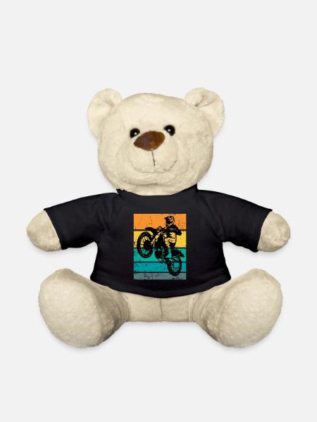 Supercross Offroad Enduro Motocross Geschenk - Teddy - Schwarz
