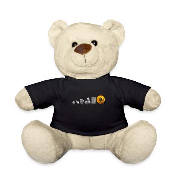 Evolution Of Money Geld Bitcoin Plan B Crypto - Nounours - noir - Devant