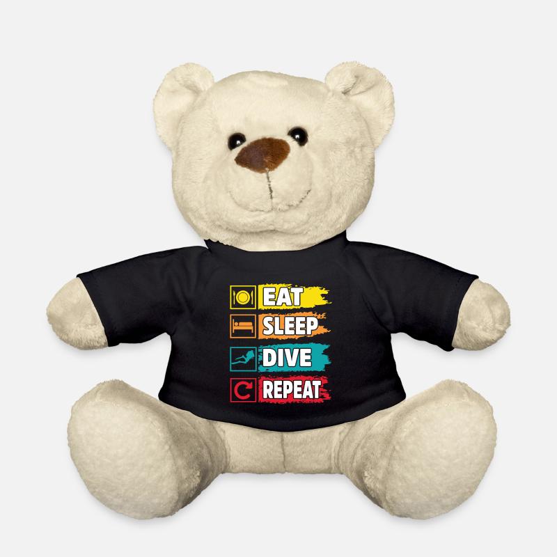 Taucher Tauchen - Teddy - Schwarz