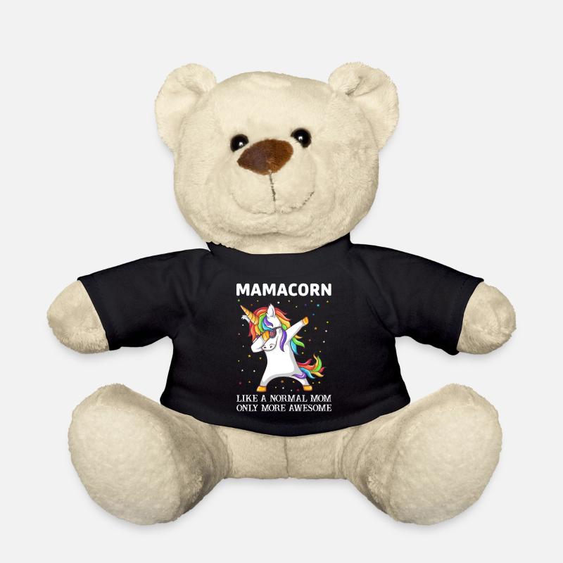 Einhorn Mama - Teddy - Schwarz