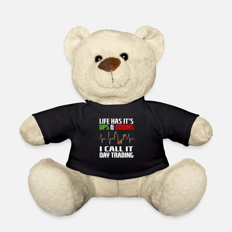 Drôle de sort De la négociation Heartbeat pour Day Trader - Nounours - noir