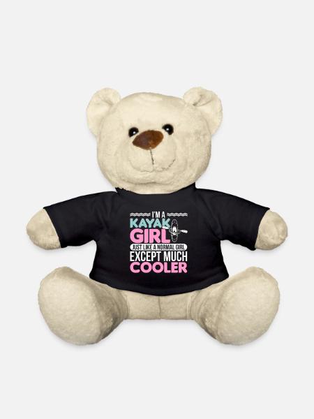 Kayak filles kayak amour paddle femme pagaie - Nounours - noir