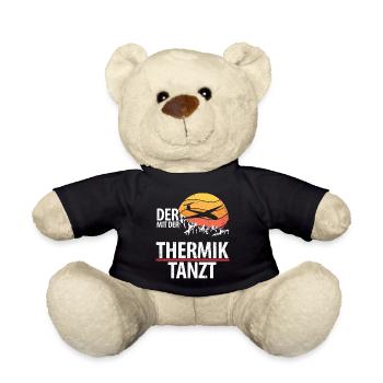 segelflieger sport opa wolken segelflug vintage - Teddy - Schwarz - Vorne