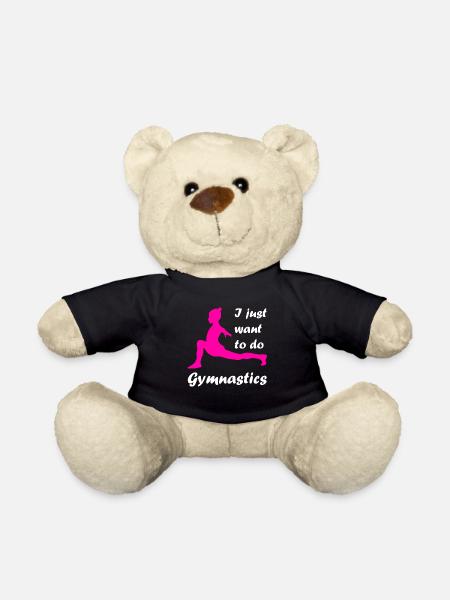 Gymnast handstand gymnastics gymnastics - Teddy Bear - black