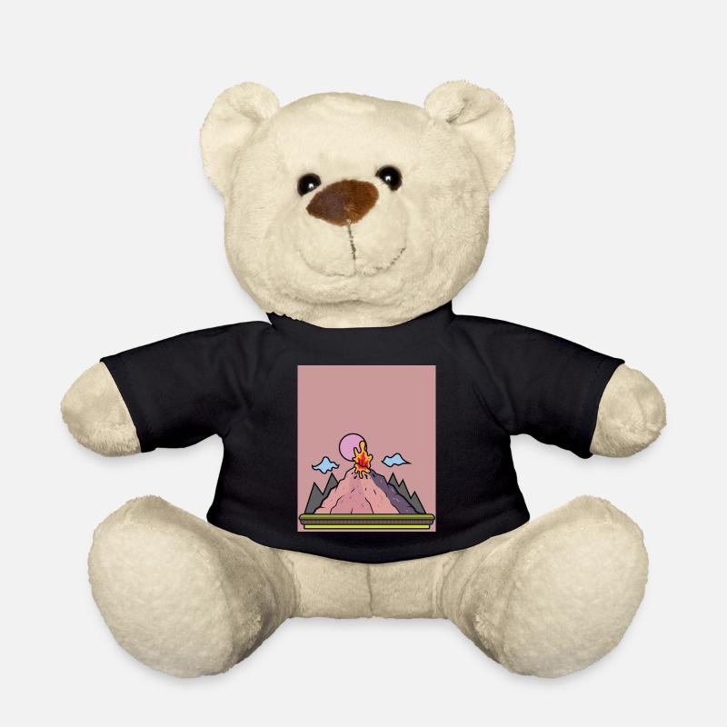 Vulkanausbruch Supervulkan Eruption Lava - Teddy - Schwarz
