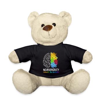 Neurodiversity Celebrate The Spectrum - Teddy - Schwarz - Vorne