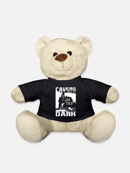 Cave Diver Scuba Diving Diver - Teddy Bear - black
