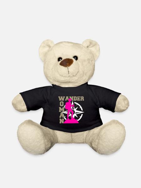 Ich bin eine Wander Woman - Teddy - Schwarz