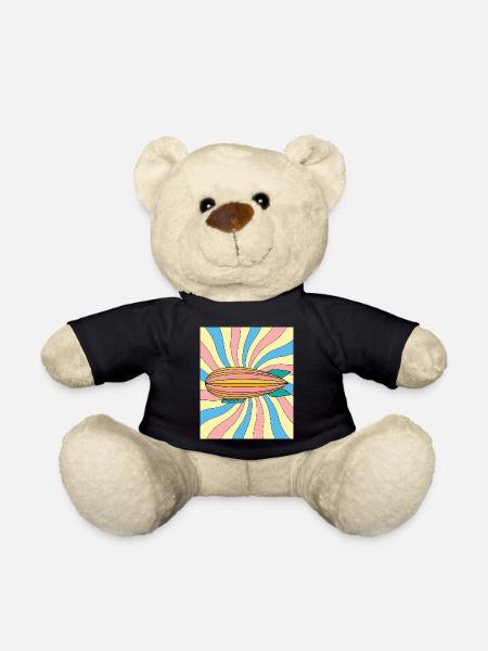 Retro Vintage Zeppelin Mouches - Nounours - noir