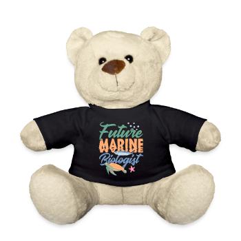 Zukünftiger Meeresbiologe Meeresbiologie Meerliebe - Teddy - Schwarz - Vorne