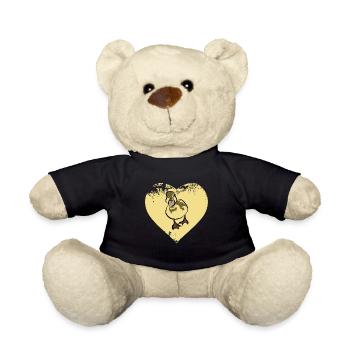 Ente Entchen Quak - Teddy - Schwarz - Vorne