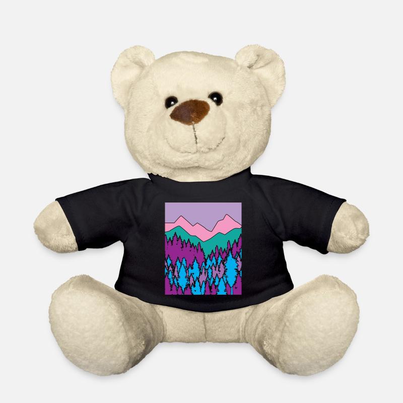 Natur Wald Bäume Freiheit Sonne - Teddy - Schwarz