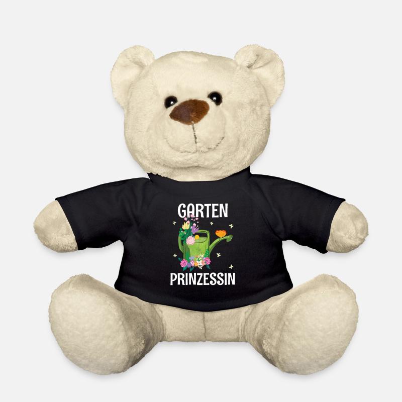 Gartenprinzessin | Gärtnerin Floristin Geschenk - Teddy - Schwarz
