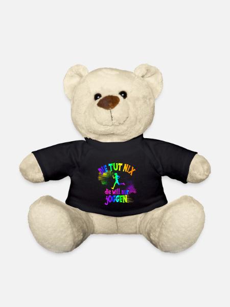 Läuferin, die tut nix, die will nur joggen, Jogger - Teddy - Schwarz