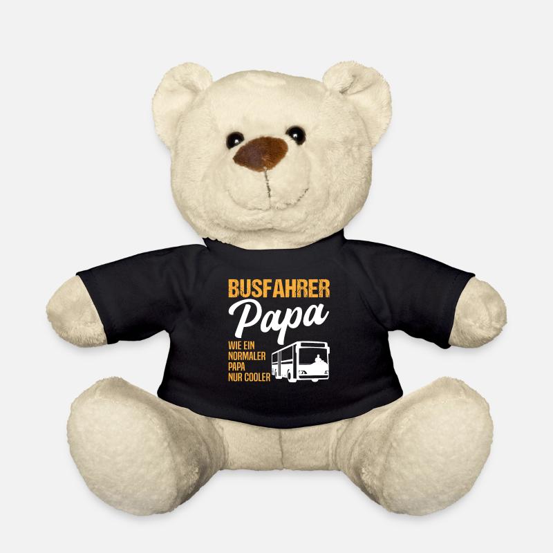 Busfahrer Papa Vater Bus Fahrer Beruf Job Geschenk - Teddy - Schwarz