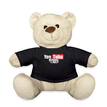 You Tuba Tubaspieler Band Orchester Musiker - Teddy - Schwarz - Vorne