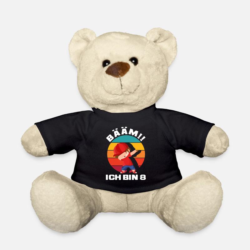 8. Geburtstag Dabbing Junge Jungs - Teddy - Schwarz