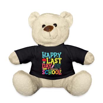 Last day of school - Teddy Bear - black - Front