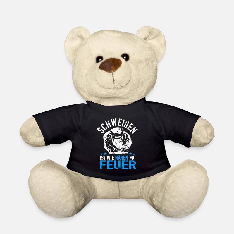 WIG Schweißer Schweißfachmann Schlossermeister - Teddy - Schwarz