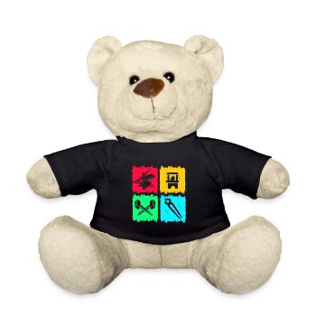 Blacksmith Anvil - Teddy Bear - black - Front