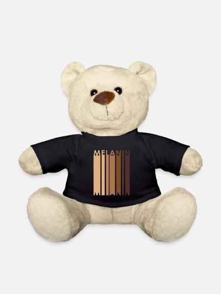 Melanin Schwarz Vielfalt Toleranz Black Power - Teddy - Schwarz