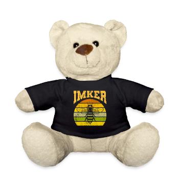 Imker Retro Vintage - Teddy - Schwarz - Vorne