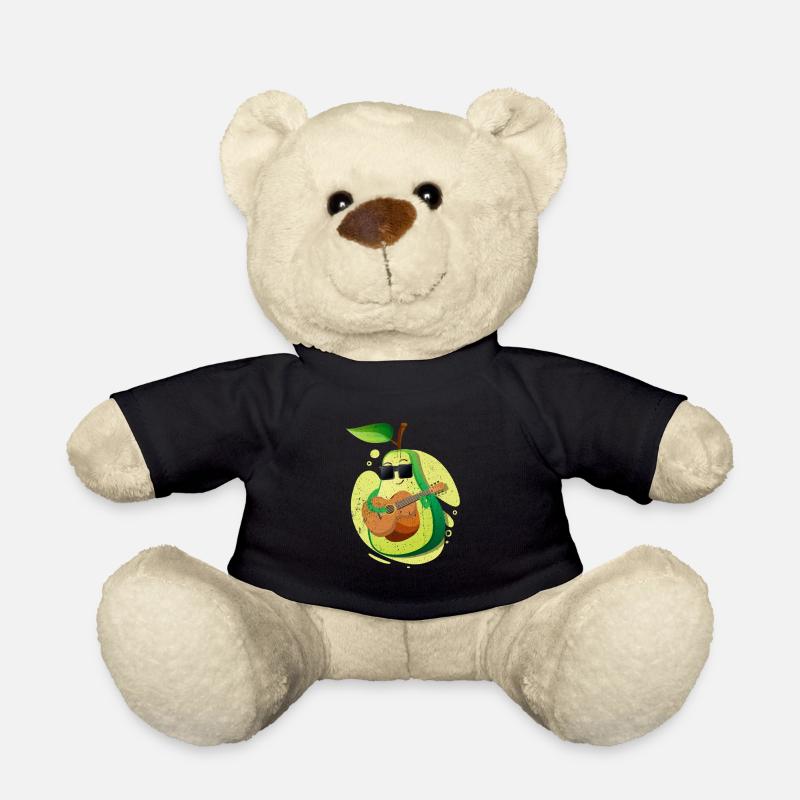 Avocado Geschenk Diät Gesund Keto Vegan Vegetarier - Teddy - Schwarz