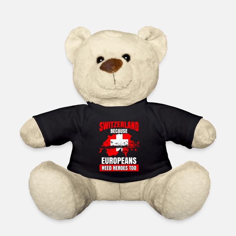 Schweiz - Teddy - Schwarz