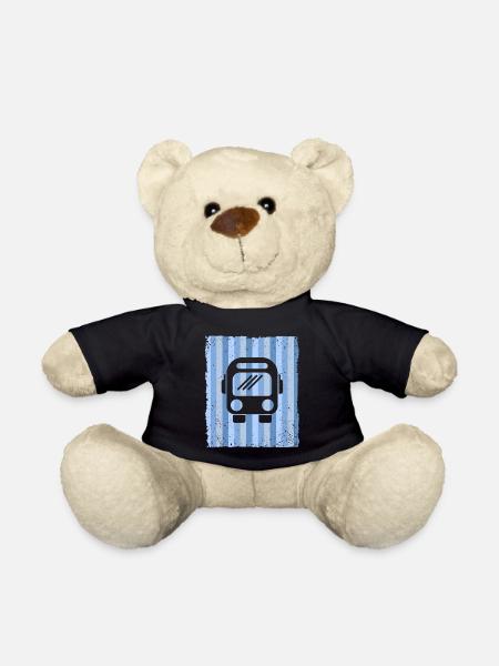 Bus Busfahrer Schulbus Autobus - Teddy - Schwarz