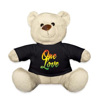 Reggae Liebe - Teddy - Schwarz - Vorne