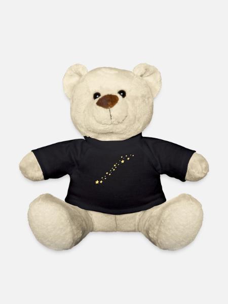 Sternschnuppe - Teddy - Schwarz