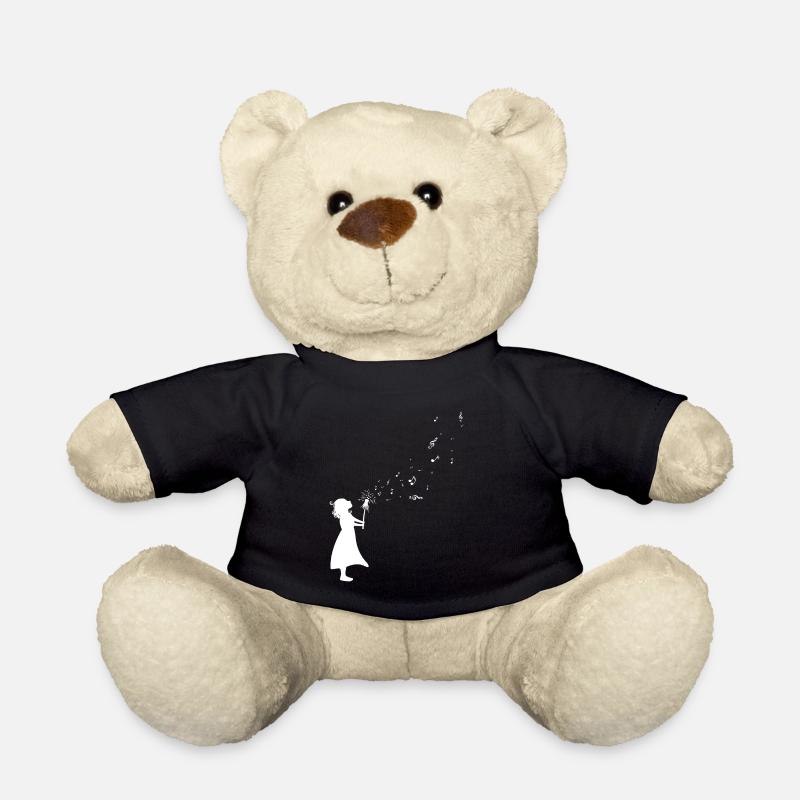 Noten Pusteblume Musik und Träume - Teddy - Schwarz