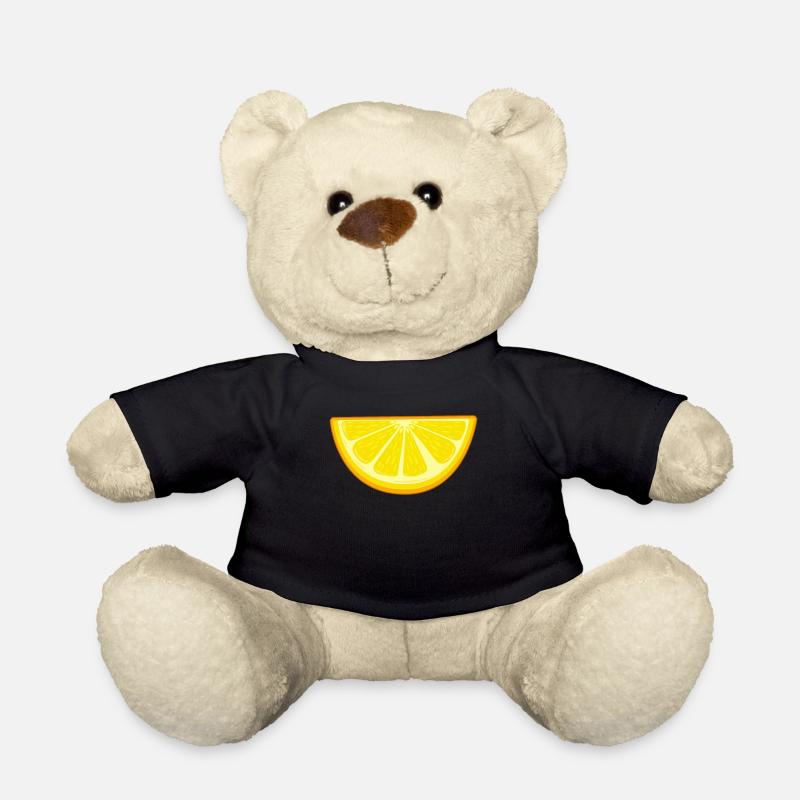 Zitrone - Teddy - Schwarz