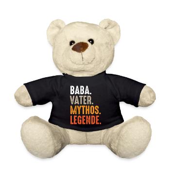 Baba Papa Türkei Vatertag bester Papa Geschenk - Teddy - Schwarz - Vorne