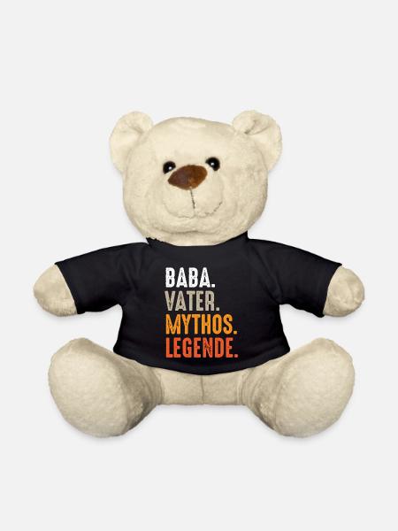 Baba Papa Türkei Vatertag bester Papa Geschenk - Teddy - Schwarz
