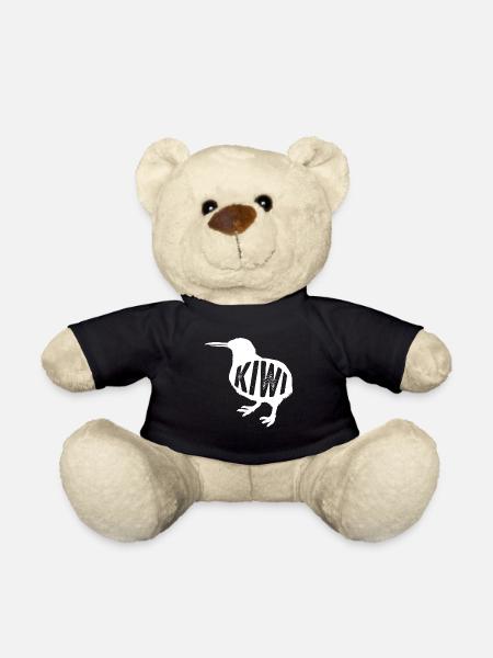 kiwi-bird kiwi bird - Teddy Bear - black
