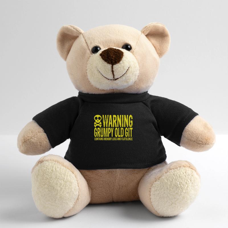 Warning Grumpy Old Git Teddy