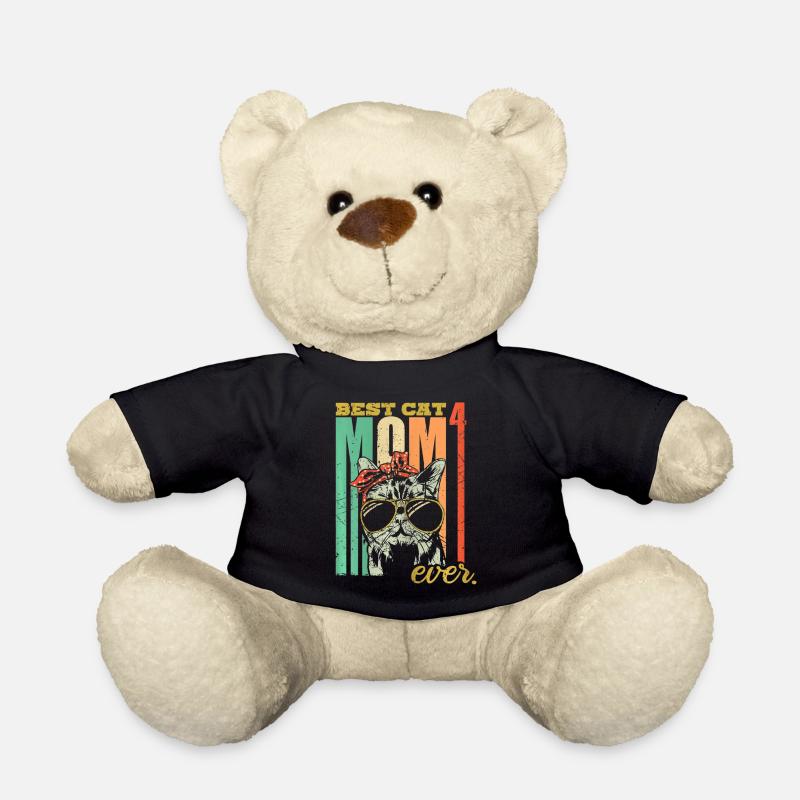 Katze Mutter - Teddy - Schwarz